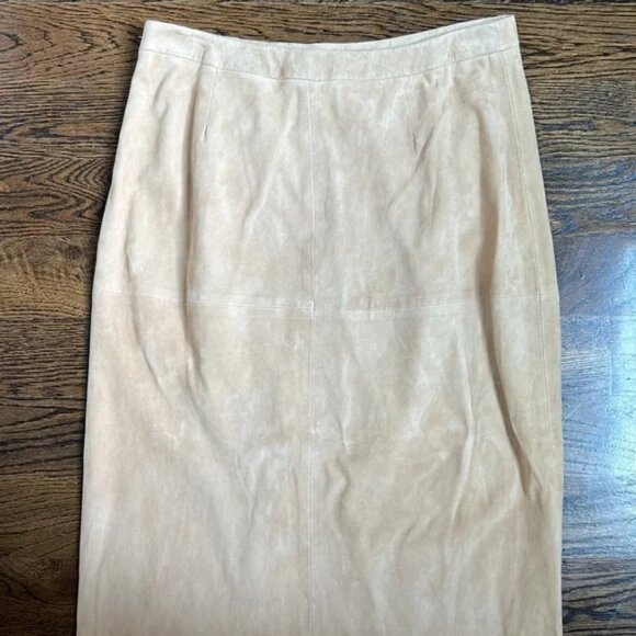 Altuzarra Leather Suede Skirt Size 42/ US 12 NWT - Picture 6 of 6